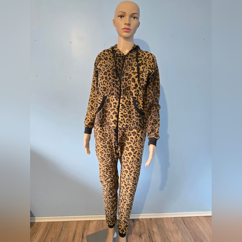 Leopard Print Adult Onsie